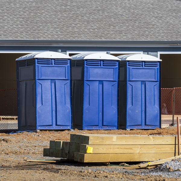 what is the expected delivery and pickup timeframe for the porta potties in Greenland NH